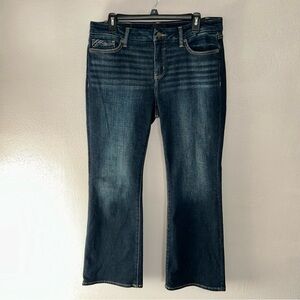 Buckle Dark Blue Women's Boot Cut Jeans 31x31